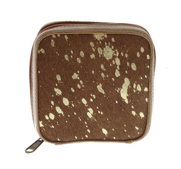 Leather/Cowhide Jewerly Box