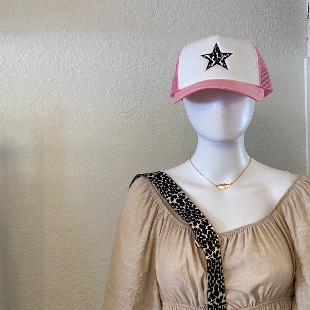 Pink Star Hat