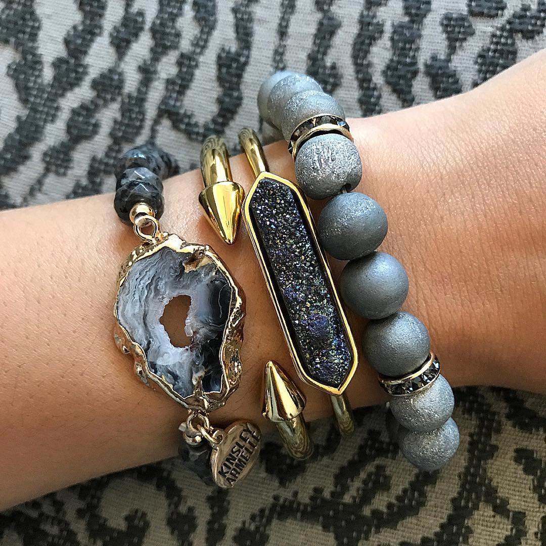 Kinsley Armelle-Slate Bracelet
