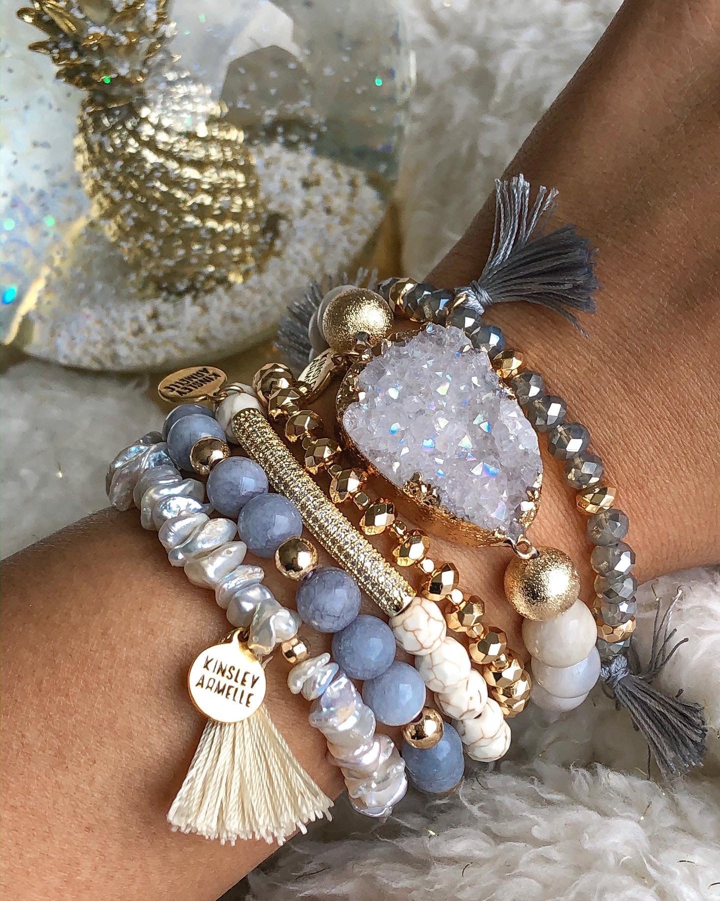 Kinsley Armelle- Khaki Bracelet