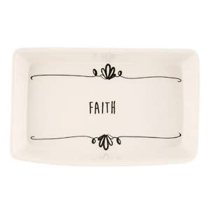Faith Ceramic Trinket Dish