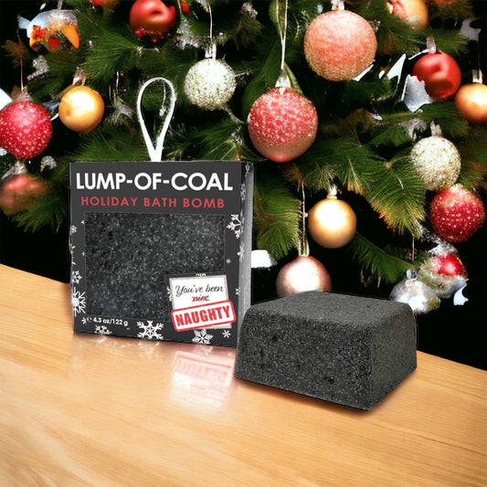 Lump-of-Coal-Holiday Bath Bomb