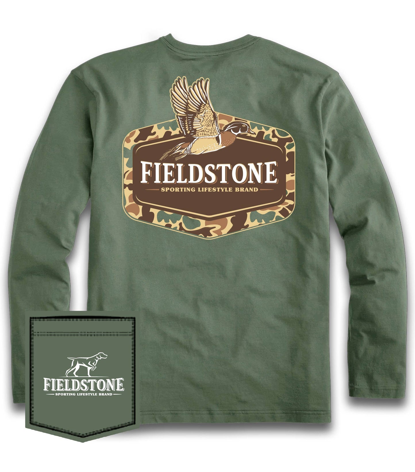 Fieldstone Camo Wood Duck L/S