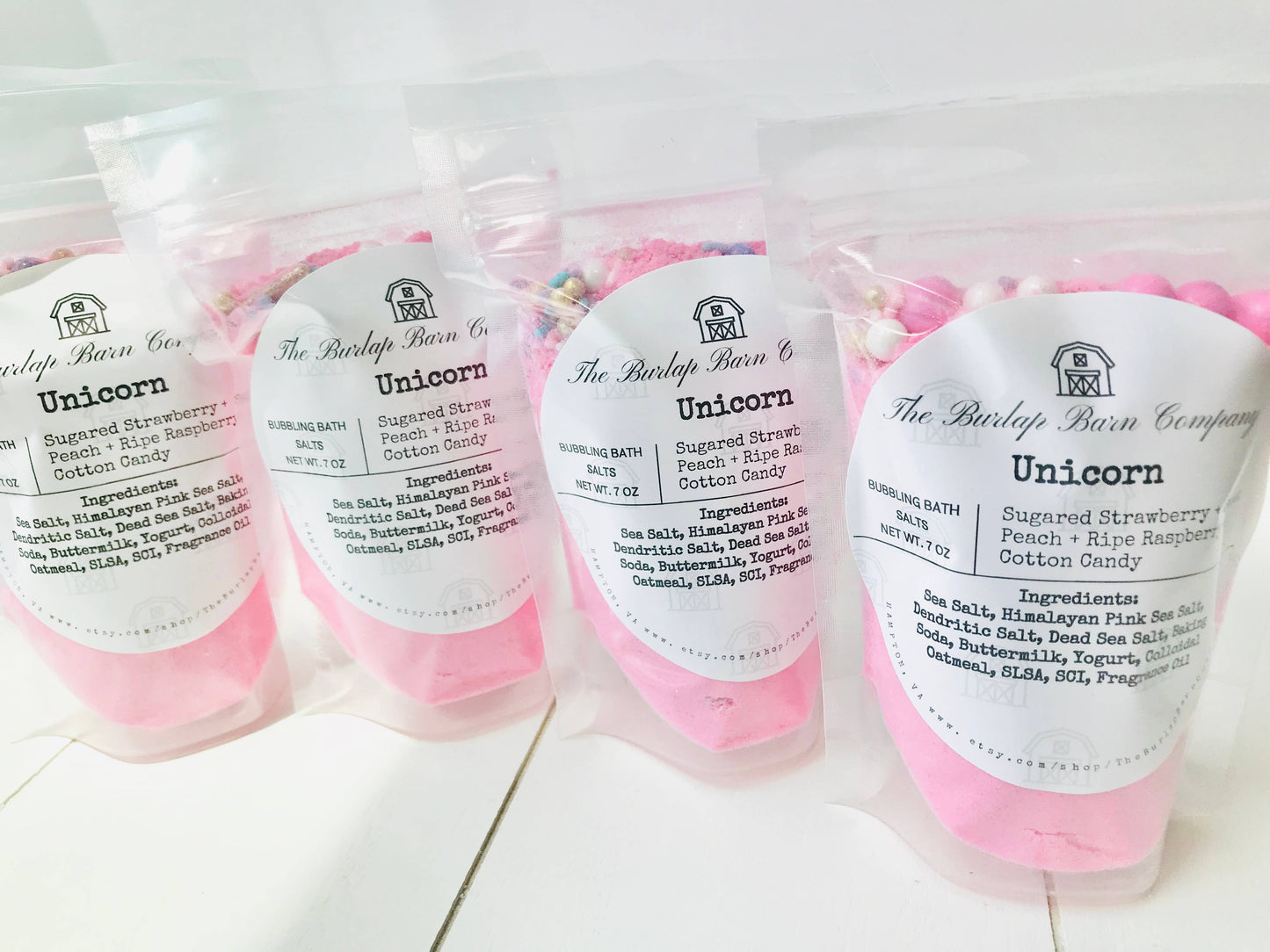 Unicorn Bubbling Bath Salts