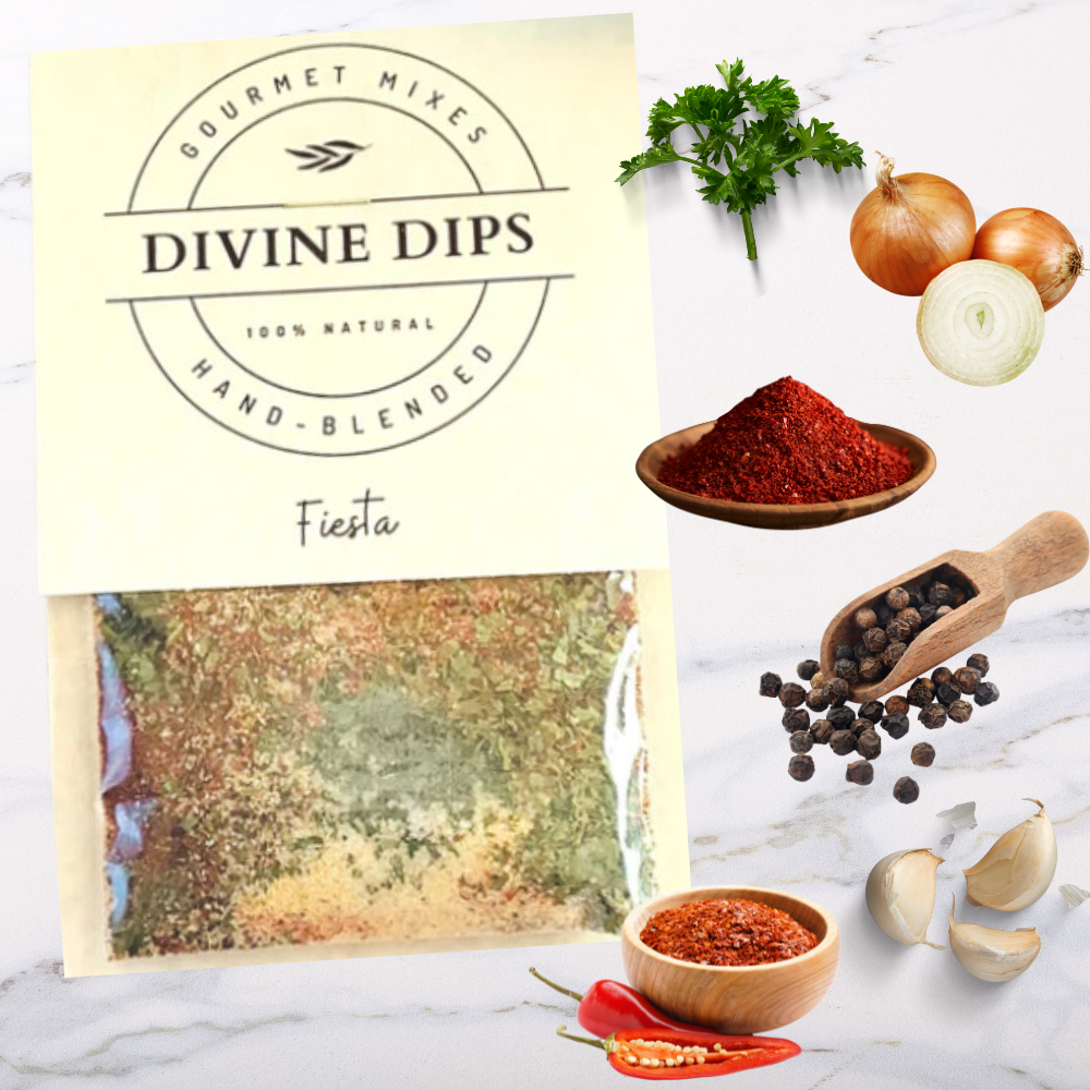 Divine Dips Fiesta Seasoning Dip Mix & Cheeseball Mix
