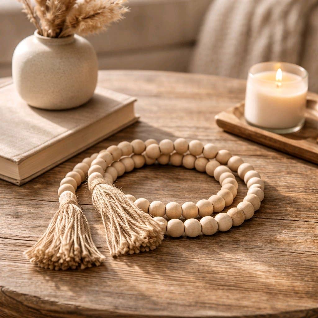 Natural Beaded Garland