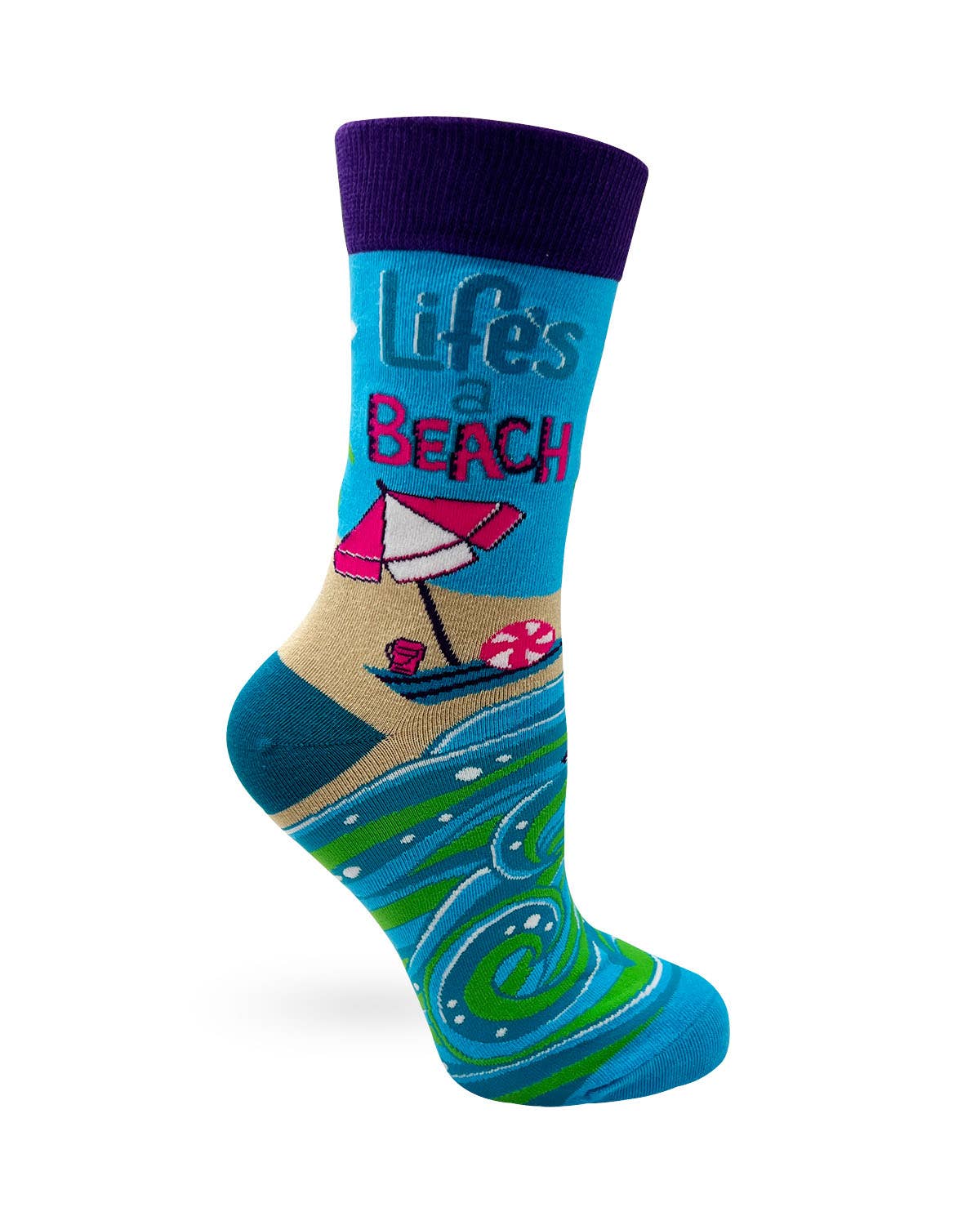 Life's a Beach Women's Crew Socks