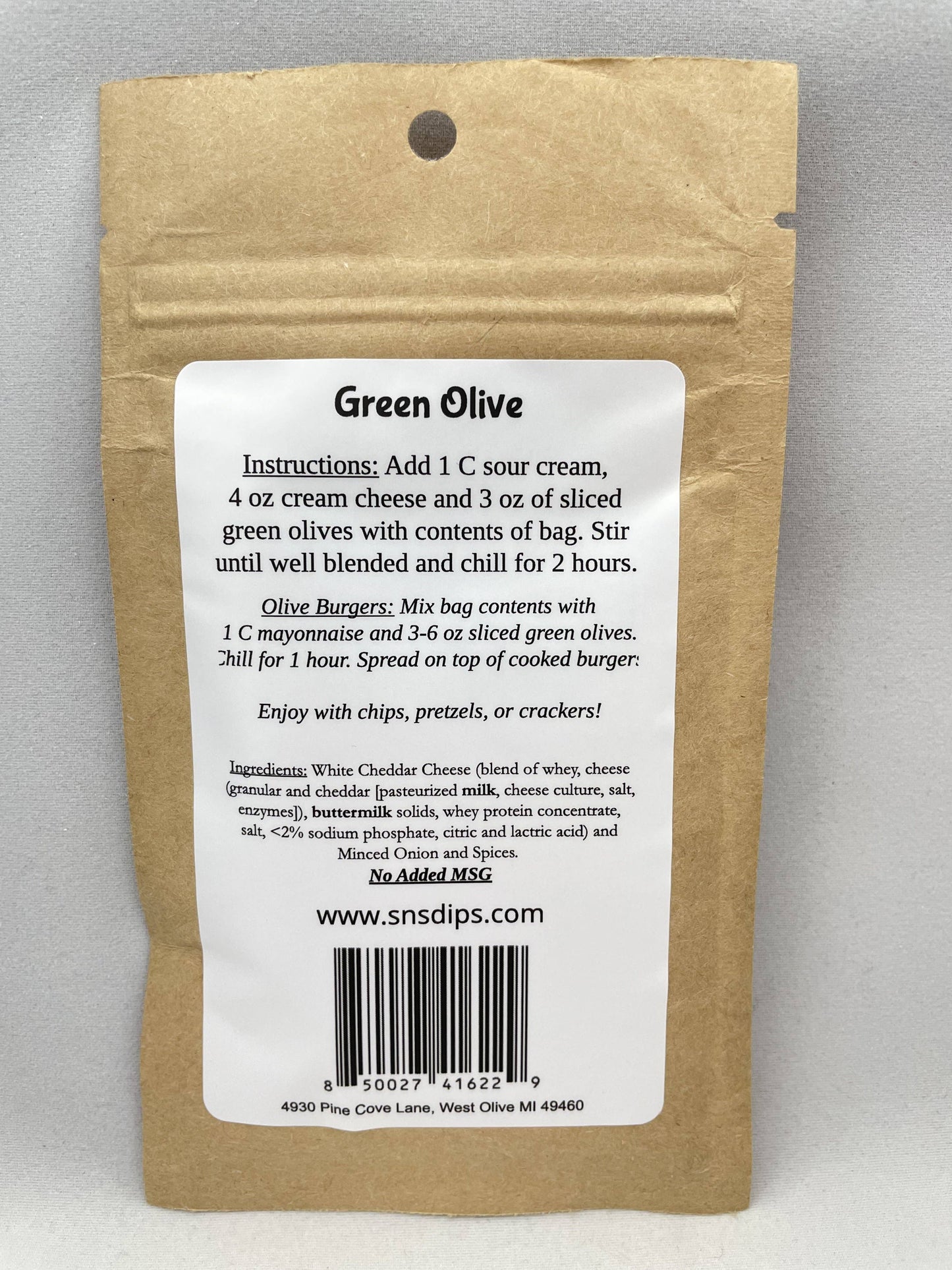 Green Olive Dip Mix