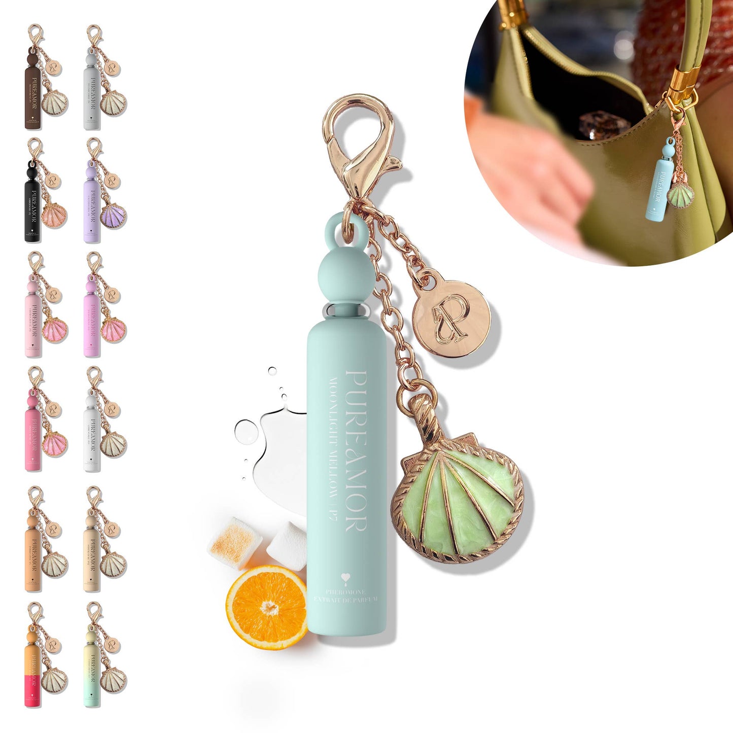 Moonlight Mellow Pheromone Perfume Oil Keychain