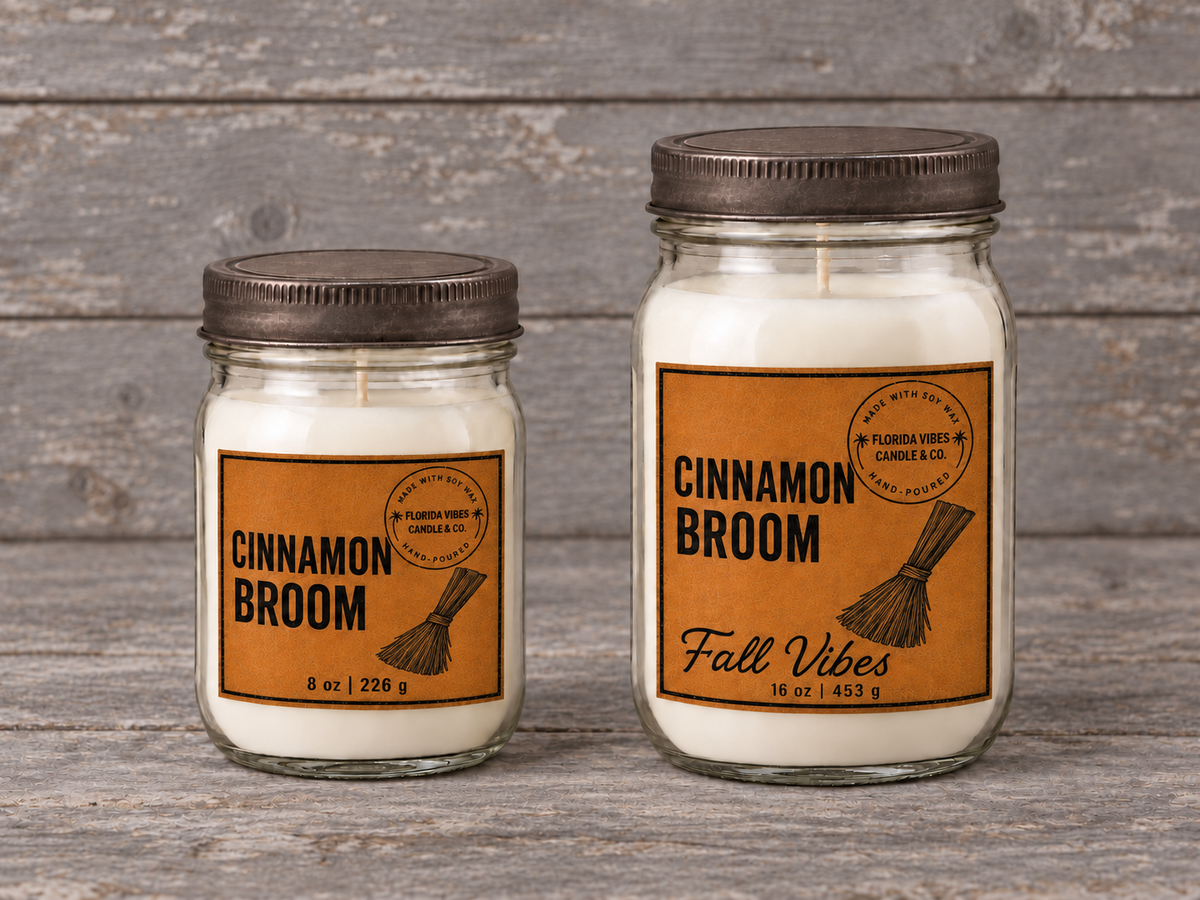 Cinnamon Broom Candle