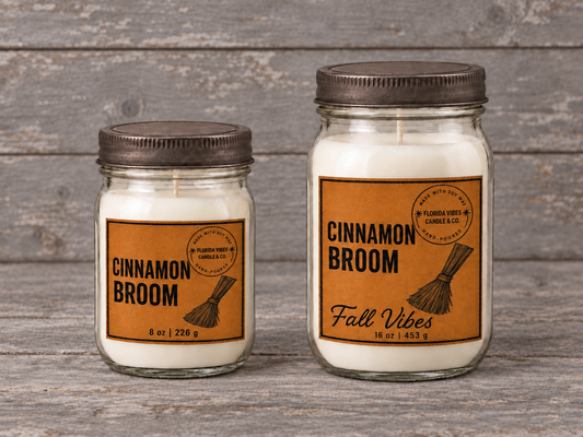 Cinnamon Broom Candle