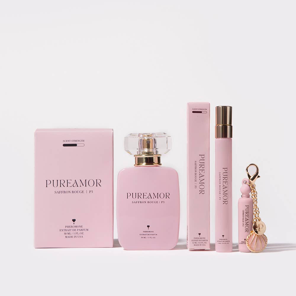 Saffron Rouge Pheromone Perfume Oil Keychain