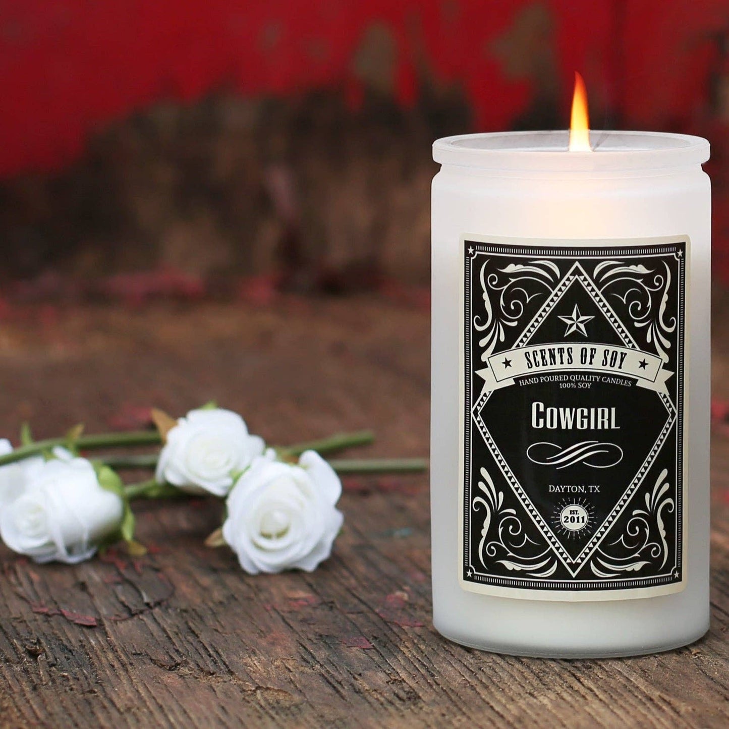 Cowgirl Rustic Soy Candle