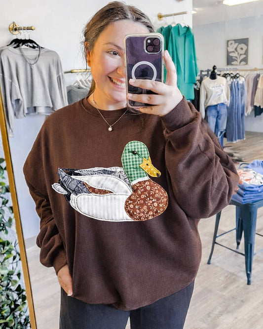 Faux Patchwork Duck T-shirt