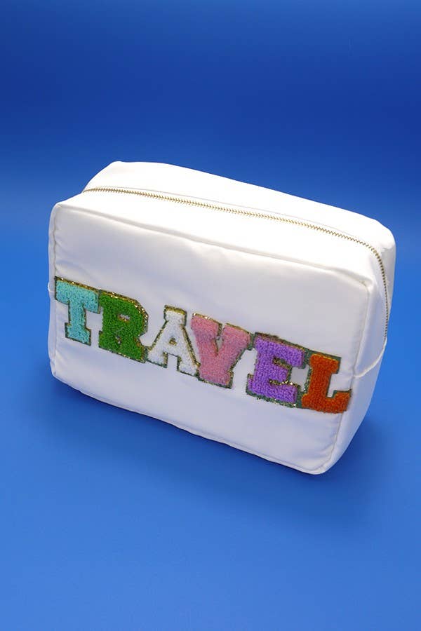 CLASSIC LARGE TRAVEL COSMETIC MAKEUP POUCH