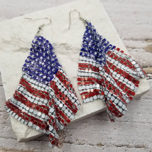 Flag Earrings