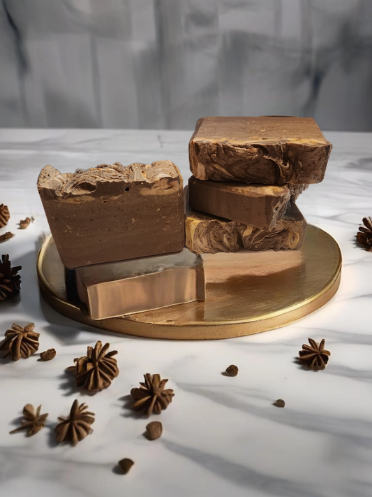 Ombre Leather Handmade Soap