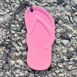 Flip Flop Air Flair: Warm Vanilla Leather Scent