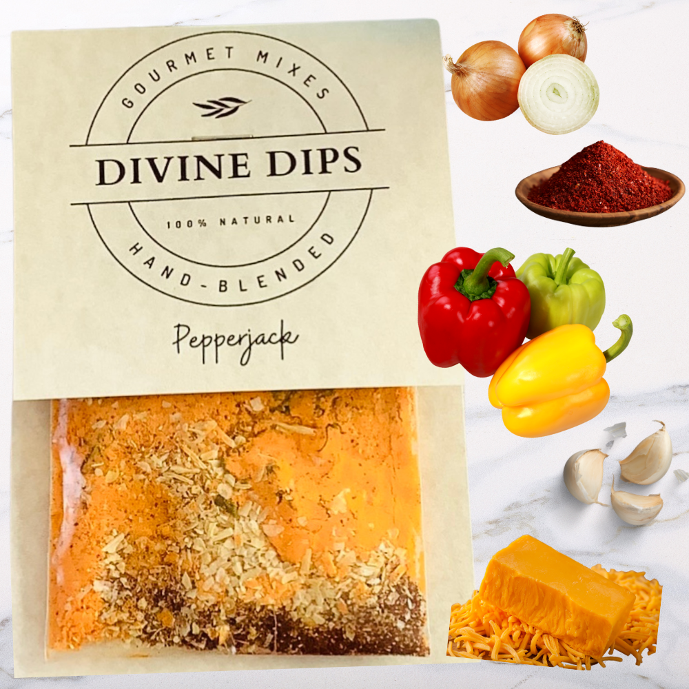 Divine Dips Pepperjack Seasoning Dip Mix & Cheeseball Mix
