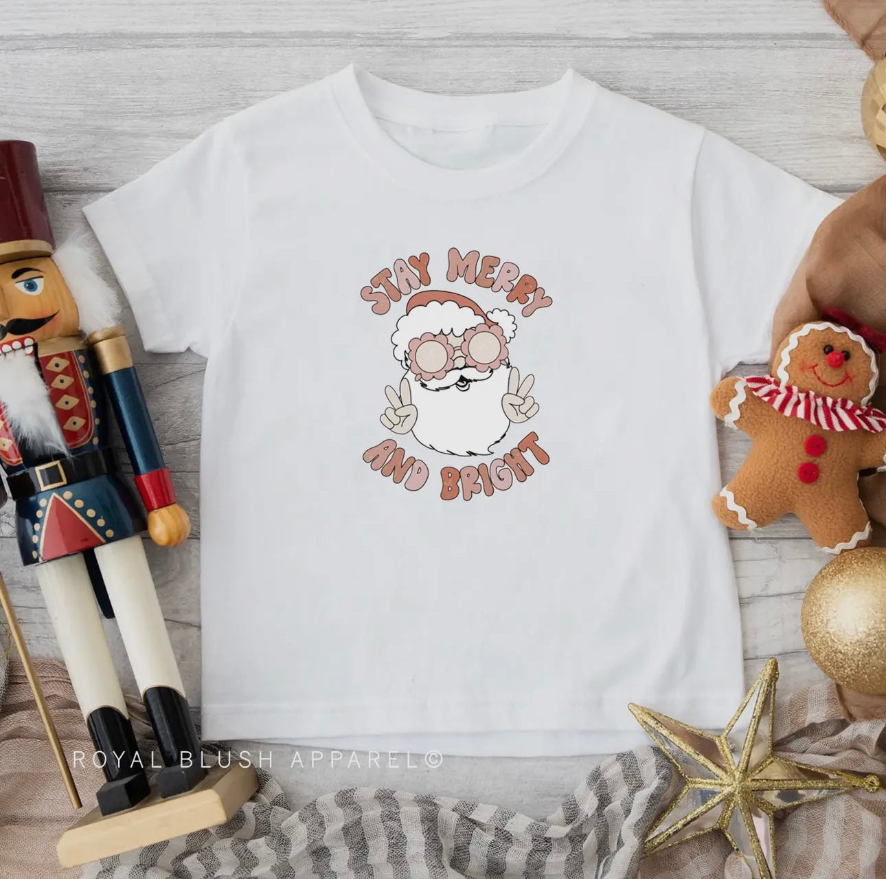 Youth Stay Merry and Bright T-Shirt