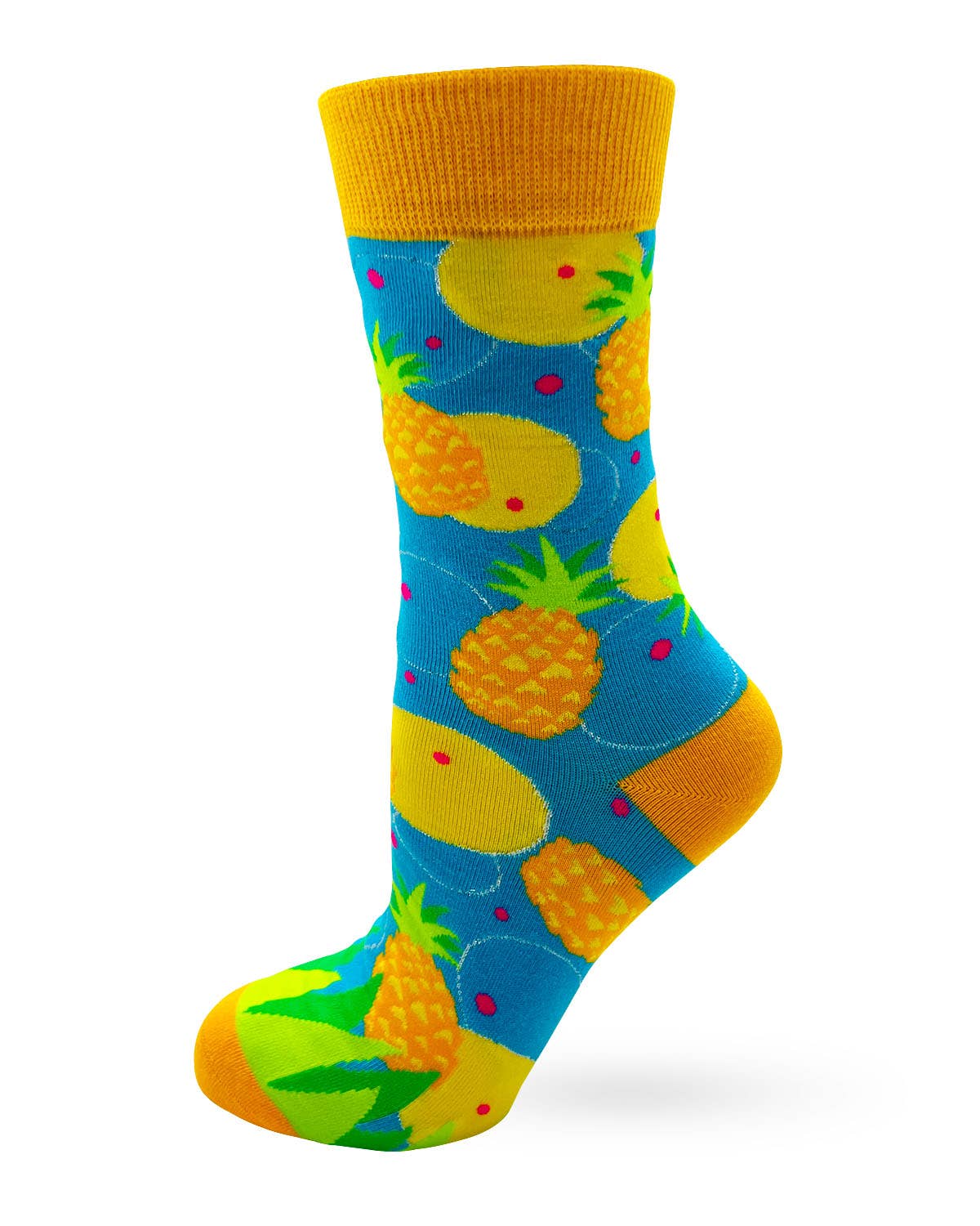 Prickly, But Sweet On The Inside Women's Pineapple Crew Sock