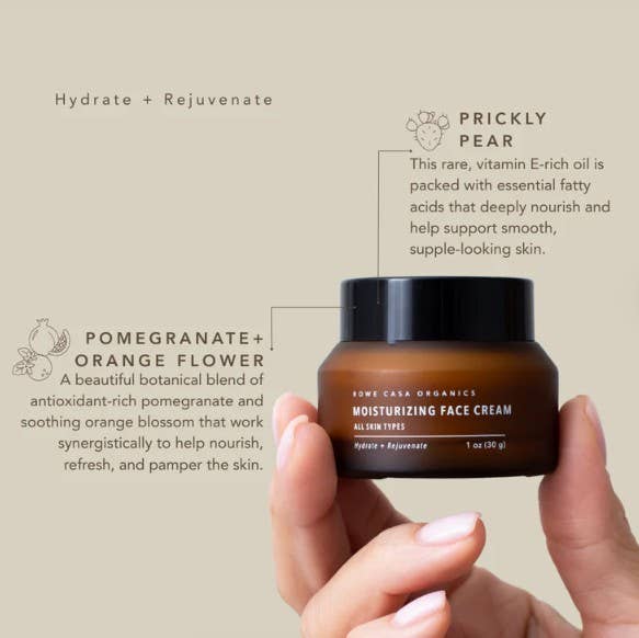 Rowe Casa Organics: Moisturizing Face Cream