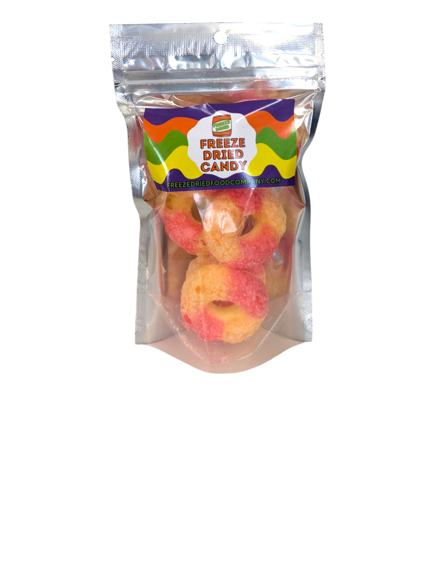 Freeze Dried Candy-Peach Rings