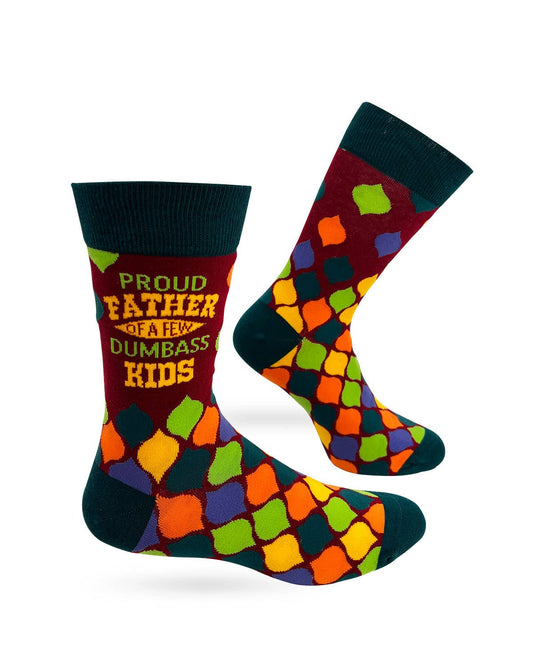 Proud Father of a Few Dumbass Kids Socks