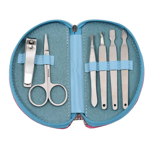 Pink Boho Beach Manicure Set