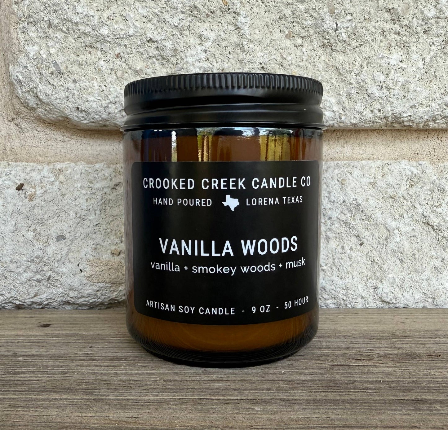 Crooked Candle Co. Vanilla Woods