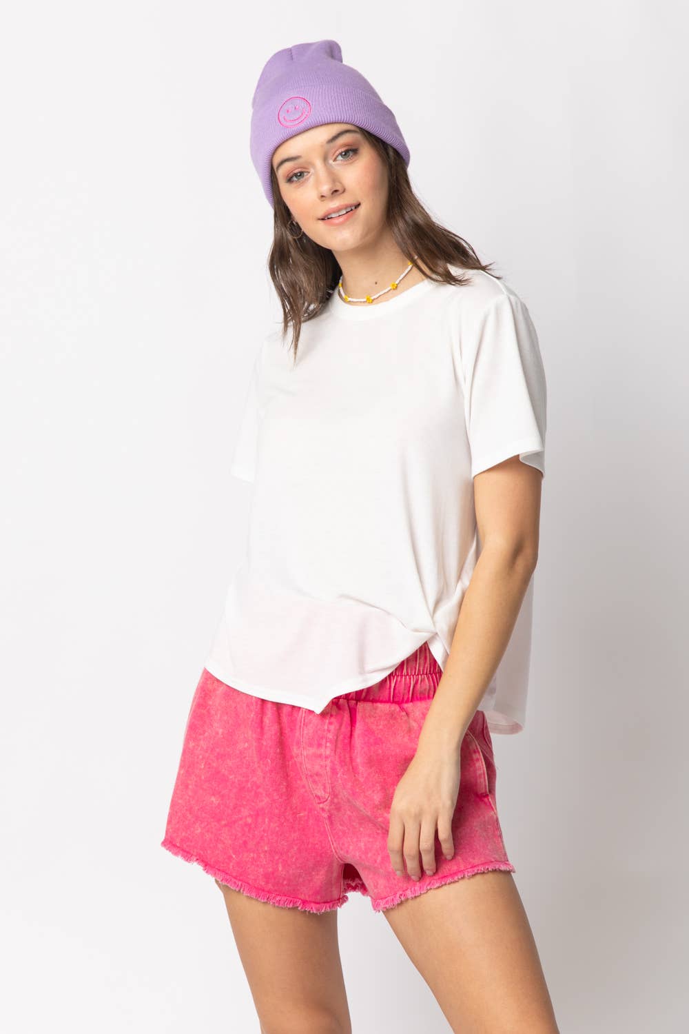 Twisted Hem Knit Top