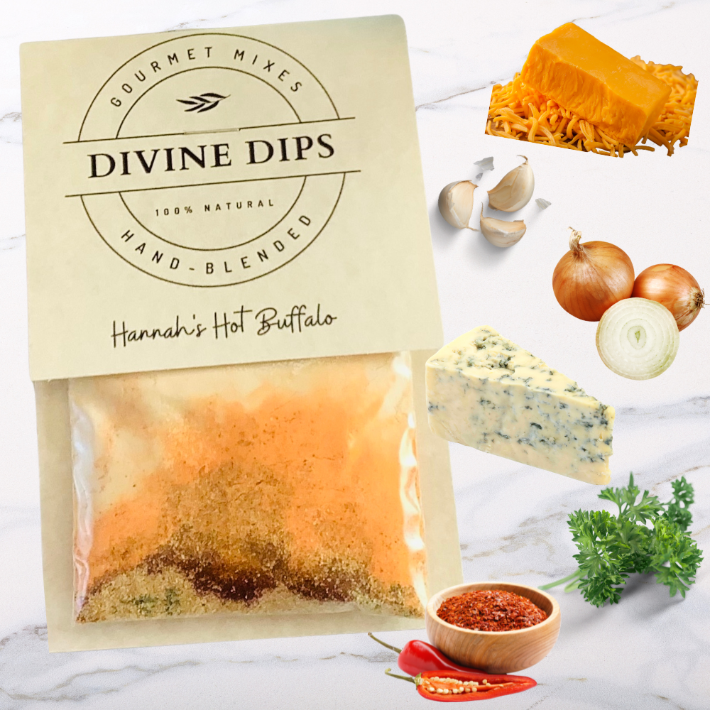Divine Dips Hannah’s Hot Buffalo Seasoning Dip Mix