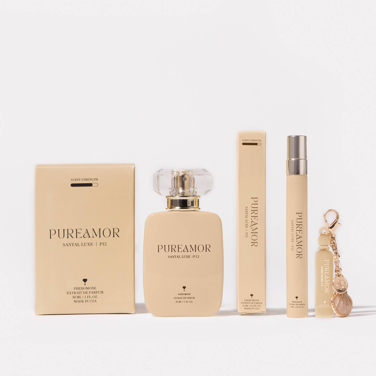 Santal Luxe Pheromone Perfume Oil Keychain