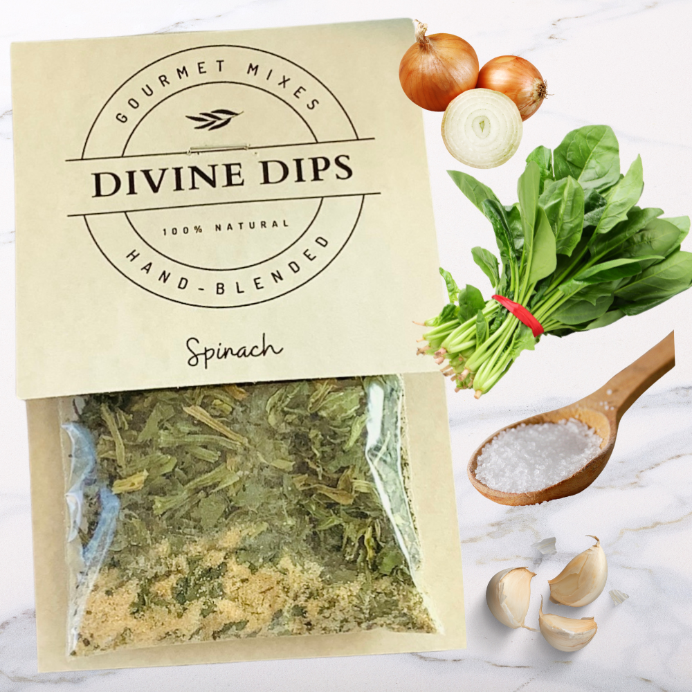 Divine Dips Spinach Seasoning Dip Mix & Cheeseball Mix