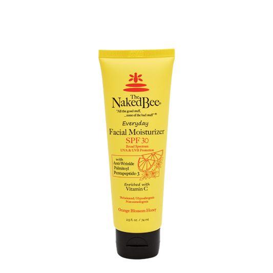 Naked Bee- 2.5 oz Orange Blossom Vitamin C Facial Moisturizer SPF 30