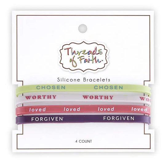 Threads of Faith Silicone Bracelets- God Calls Me