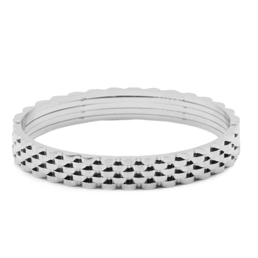 Kinsley Armelle-Aya Collection Silver Lara Bracelet