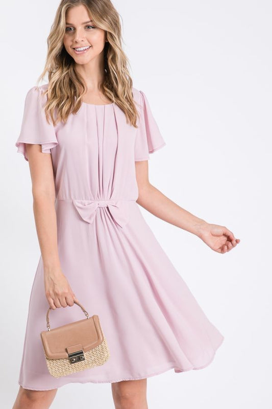 Allie Rose Midi Bow Dress