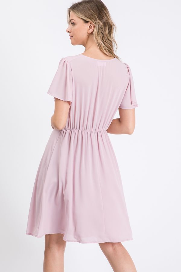 Allie Rose Midi Bow Dress