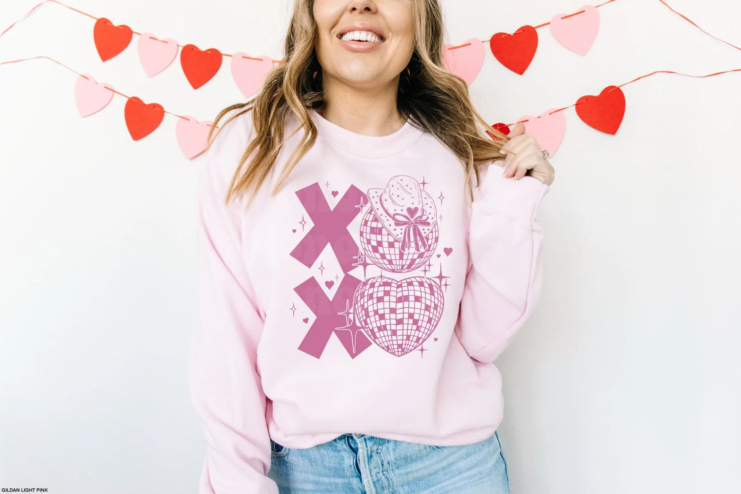 Disco Cowgirl Valentine Sweatshirt