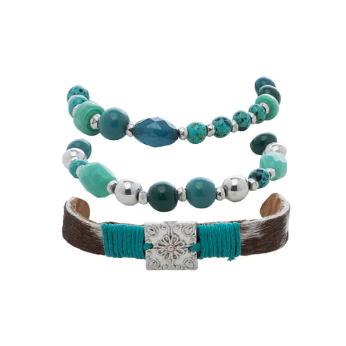 Elandra Stacked Bracelets