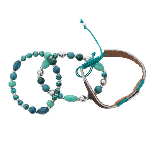 Elandra Stacked Bracelets