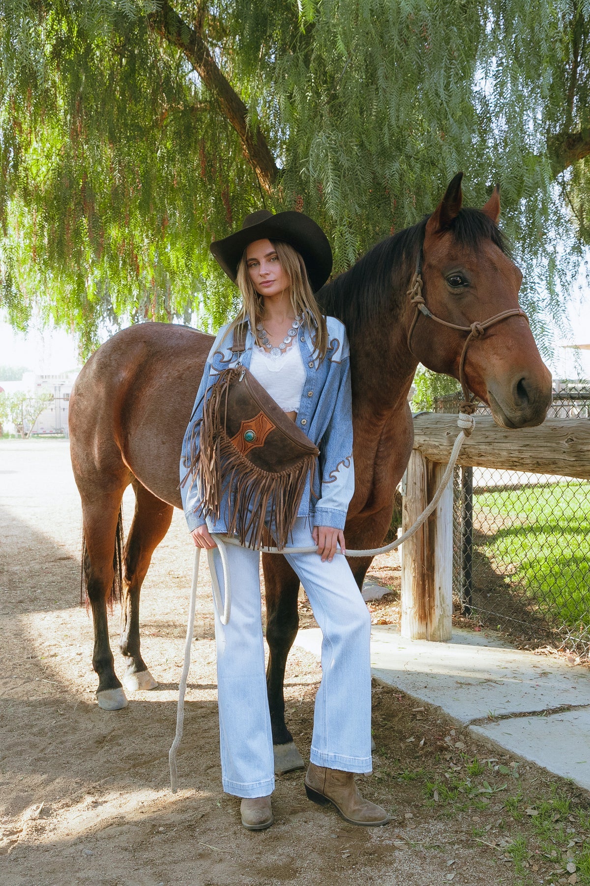 Myra Bag Sedona Tassle Belt Bag