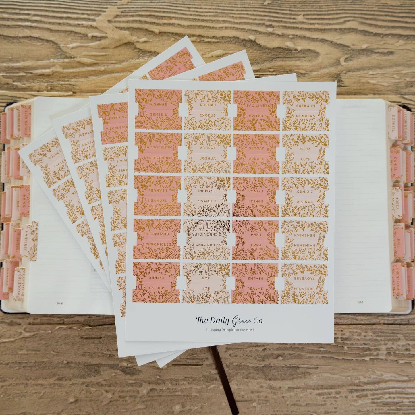 Gold Foil Bible Tabs