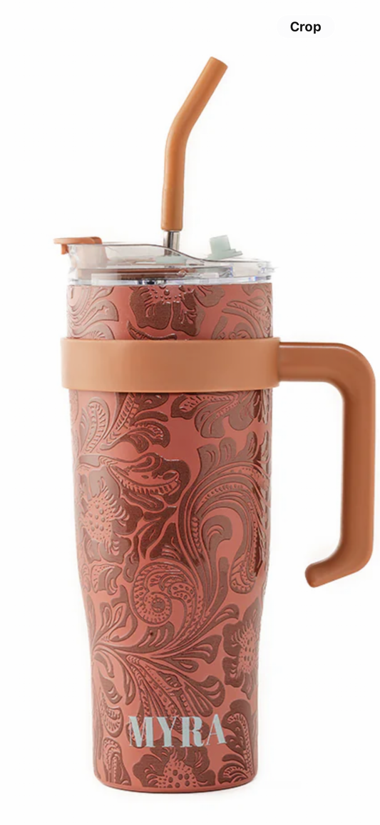 Wide Wyoming Tumbler In Brown