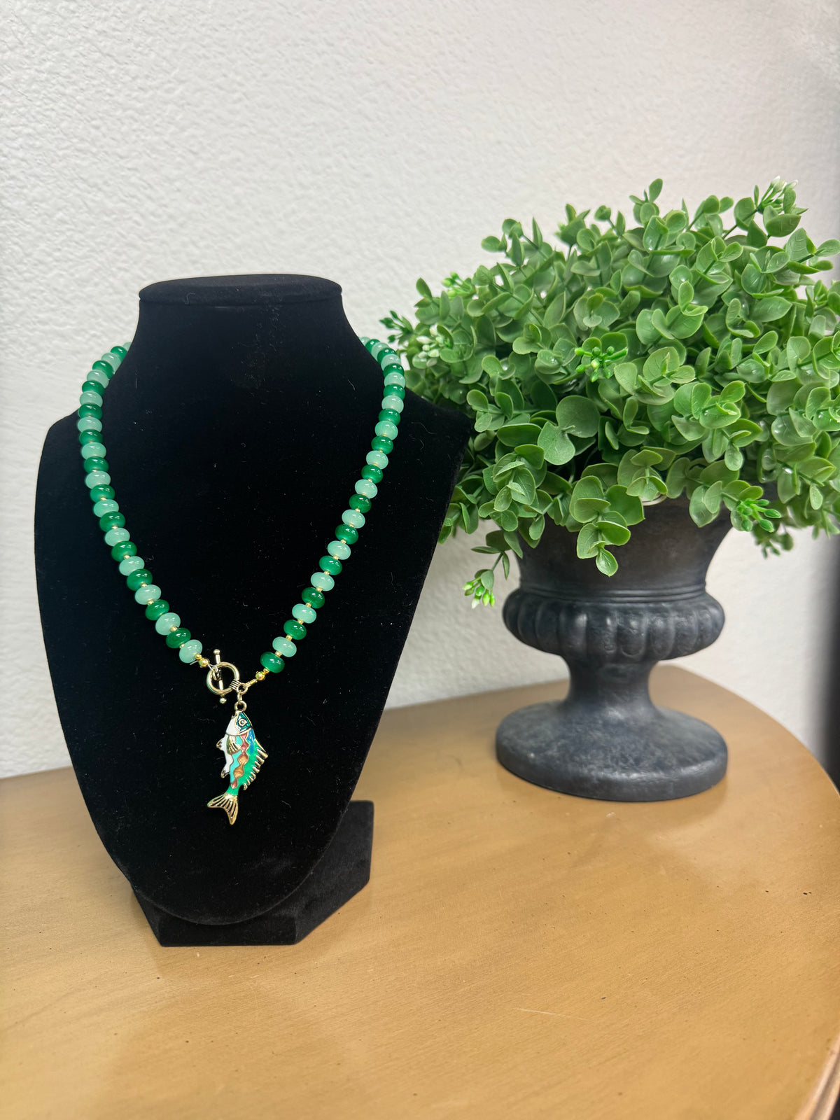 Rondelle  Beaded Necklace
