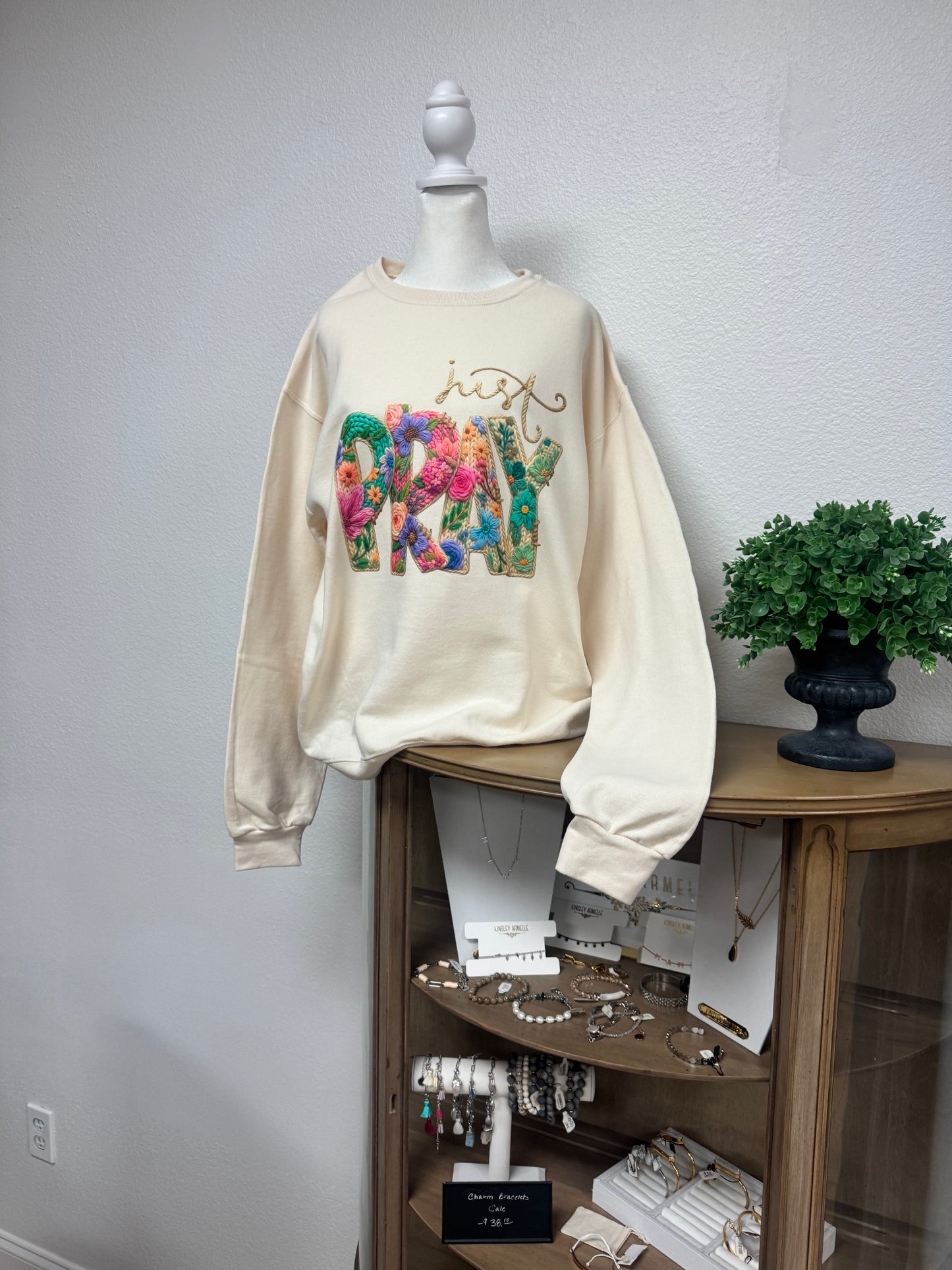 Just Pray Crewneck Shirt