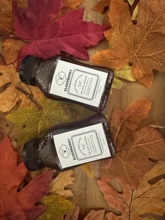 Elderberry Infused Honey