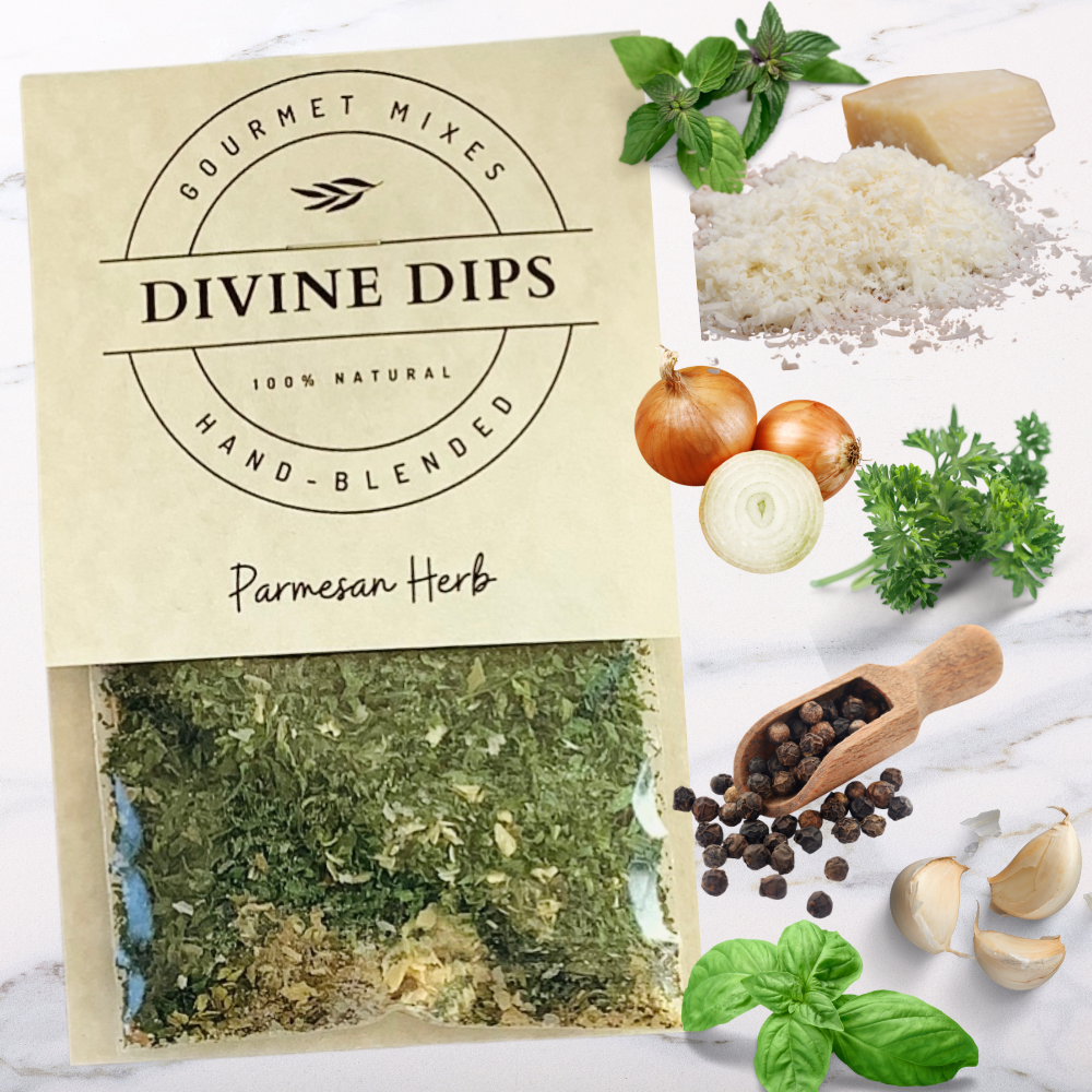 Divine Dips Parmesan Herb Seasoning Dip Mix & Cheeseball Mix
