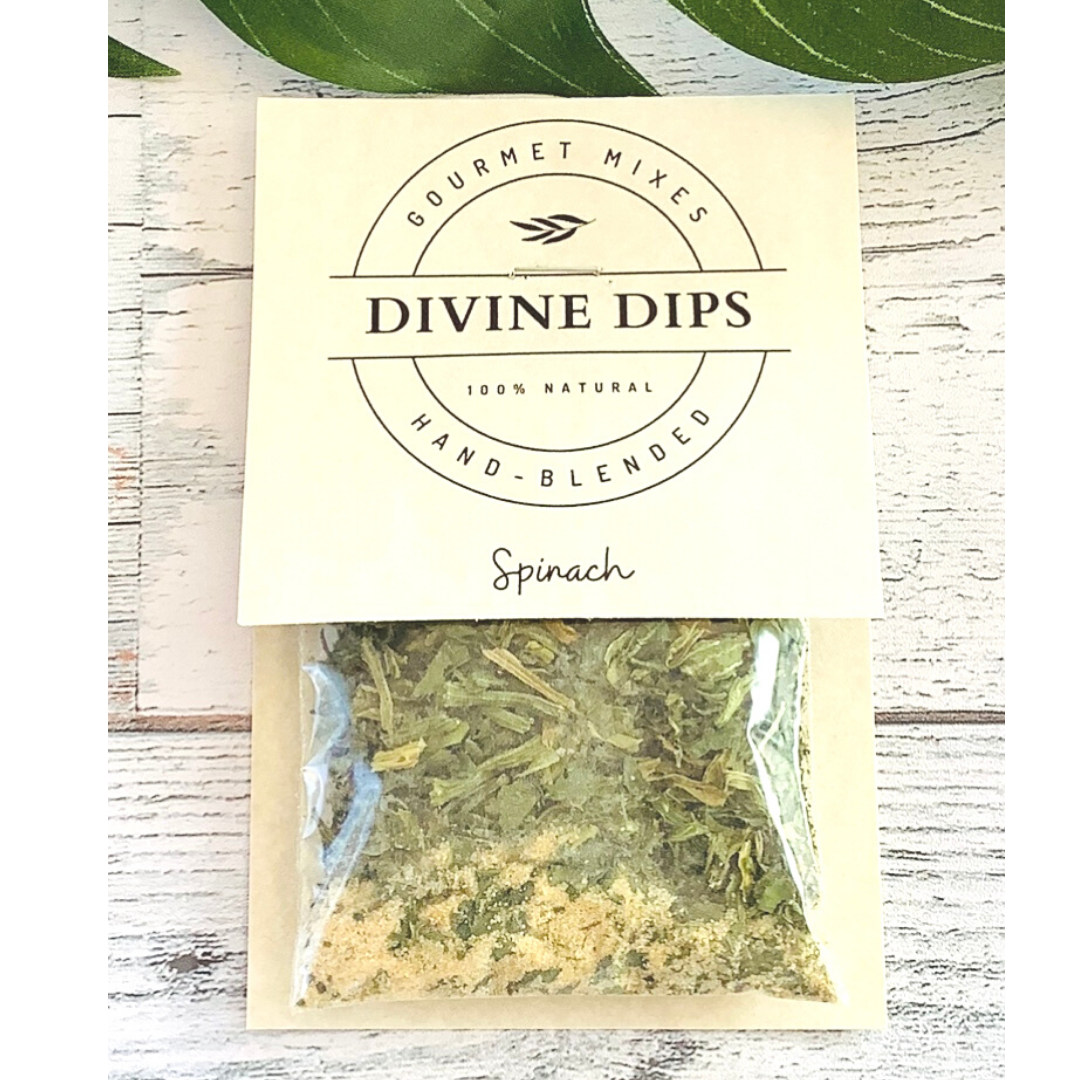 Divine Dips Spinach Seasoning Dip Mix & Cheeseball Mix